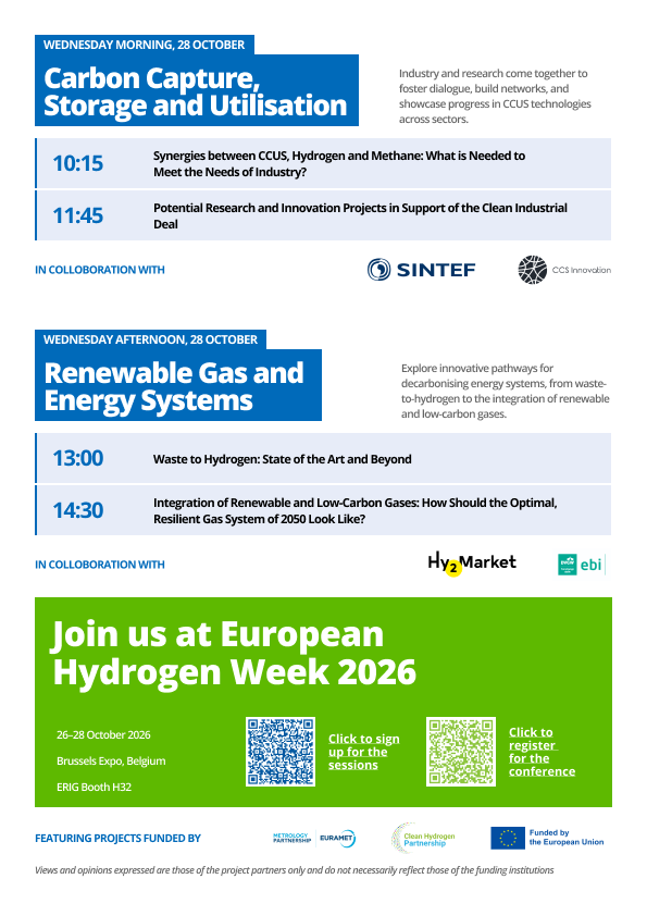 ERIG program European Hydrogen Week pt 2